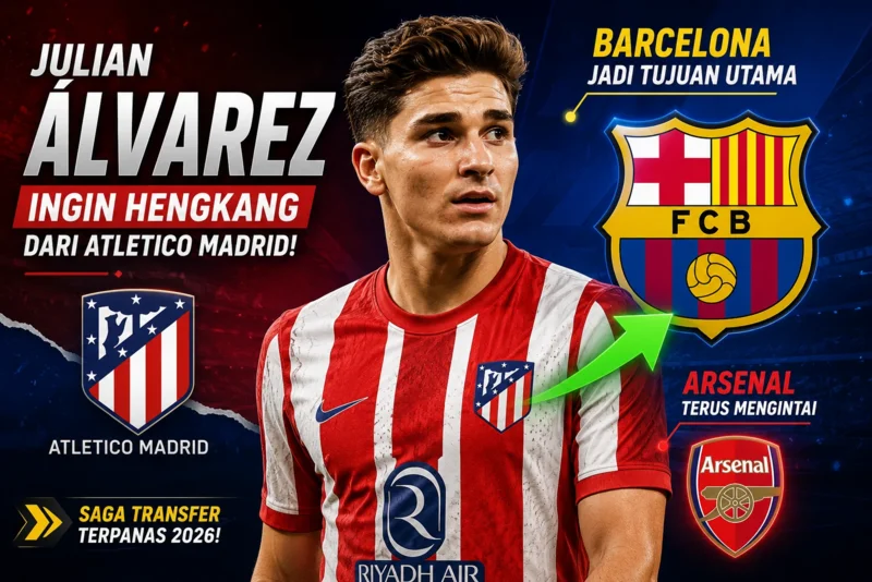 Julian Álvarez Ingin Hengkang dari Atletico Madrid.webp